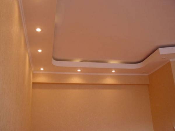 Особенности и варианты применения двойных потолков из гипсокартона с подсветкой с фото