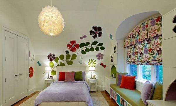 Ремонт детской комнаты для девочки: школа мастеров в маленькой спальне ребе ... - фото